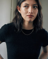 [925 silver] Deux.silver.209 / エペバンピアス (シルバー)