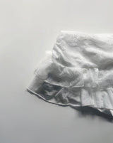 ベラ シャーリング レース スカート(white)