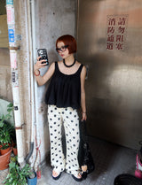 Dot Polka Dot Bootcut Long Pants
