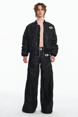 Embryo venom air force cropped cotton jacket