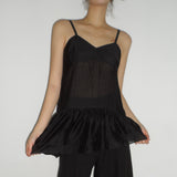 Unbalanced Ruffle Bustier - 2colors