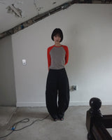 カーブボリュームパンツ