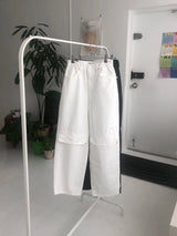 コンマバックルワイドパンツ (2 colors)