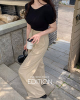 【MADE】boat neck t-shirt