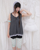 APRON MICRO PANTS / BLACK