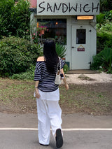 [MADE] Kaen Nylon Layered Skirt Banding Pants