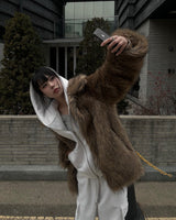 Wild fur jacket