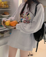 ローリンプリンテッドロングTシャツ