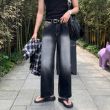 Labo Wide Brush Denim Pants (2color)