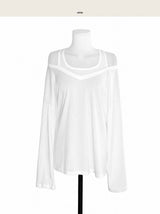 tissue - skin loose halter TOP