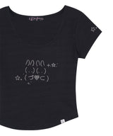 DOLPHIN T SHIRT - BLACK