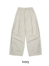 Lupen pintuck wide cotton pants