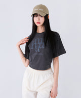 ピグメント クロップ ハーフ ティーシャツ [ファイブカラー]