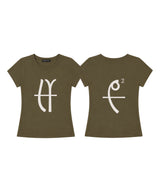 LYEX2 Graphic logo tee - khaki