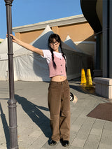 POINT BACK CLIP WIDE PANTS (3C)