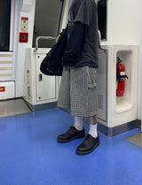 No.1273 チェックカーペンターバンドショーツ