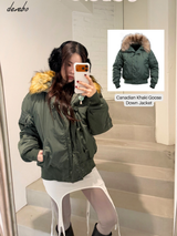 Canadian Khaki Goose Down Jacket