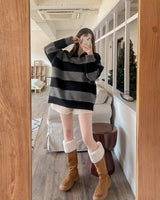 Denim Kara Stripe Knit