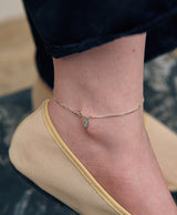 [925 silver] Dix.silver.06 / moyen anklet