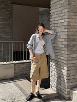 [ORIGINAL] Indie check oversized shirt