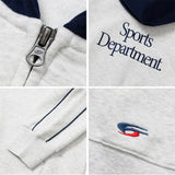 Sports Dept Piping Coloring Hood Zip-Up - Oatmeal