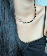 deep half chain necklace