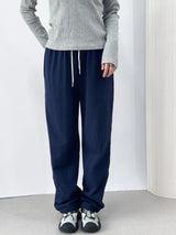 Sharen Elastic Waist Tracksuit Training Pants French Terry Jogger Pants