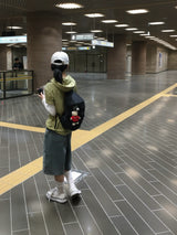 ゴーデヘンリーネックフーデッドショートスリーブTシャツ(5c)