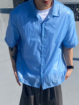 Shining string short sleeve shirt 3C