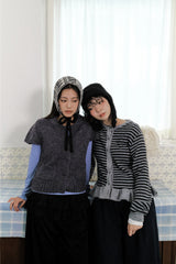Demme Mohair Frill Cardigan (2color)