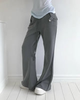 [ bootcut ] ditto gray tension training pants