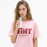 ロフ タイプ プレイ ドット Tシャツ [BERRY MILK]