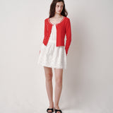 Scallop Band Skirt (White)