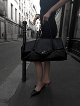 nars leather big tote bag