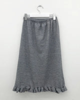 Bagel frill knit skirt (2color)