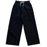 Loosen Path Hem Snap Training Curved Balloon Fit Long Pants (5 colors)