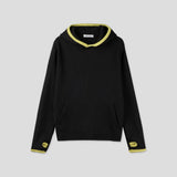 Layered fingerhole knit