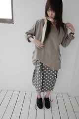 tied dot skirt (2c)