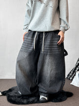 Catch Balloon Carpenter Basic Denim Pants 3color