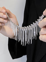 Fringe Choker Necklace - "Radlant' Collections