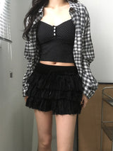 Dot Cap Tank Top