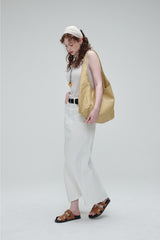 MADE_Big Curve Stitch Tote Bag / Vintage Butter