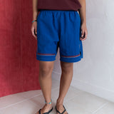 Marina stripe shorts / Cobalt