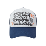25SS ARTWORK MESH TRUCKER BALL CAP NAVY