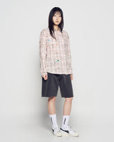 26SS チェック ペイント シャツ