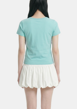 Azelie Rhinestone Flower Tee