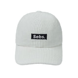 Sebs. コーデュロイボールキャップ / ホワイト