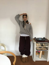 Ready Off-Shoulder Sweatshirt (2 Colors)