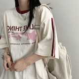 フランネルスポーツトラック半袖Tシャツ