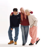 ワッフル コージー ロングスリーブ Tシャツ_オートミール
